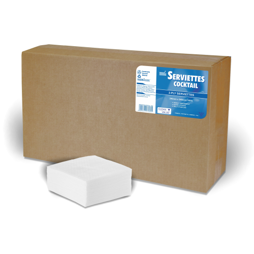 Prime Cocktail Serviettes - 2-ply